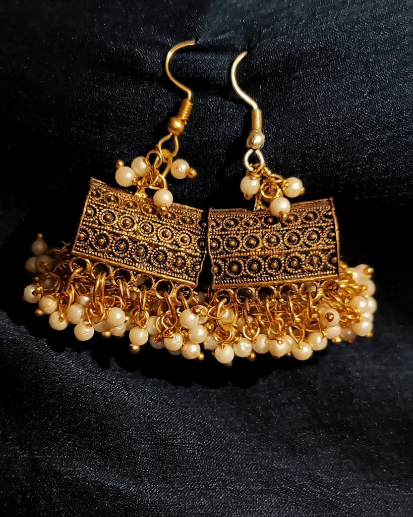 Oxidised Jhumka