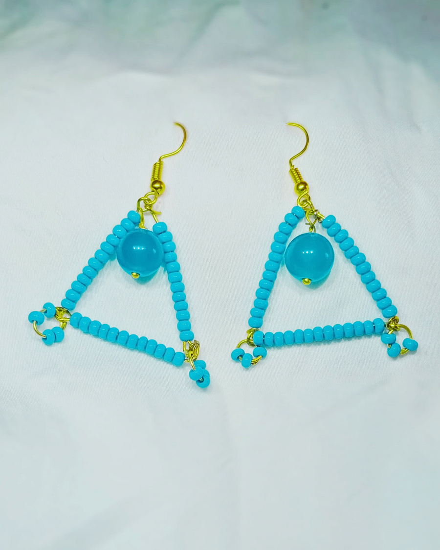 Triangular Blue Dangles