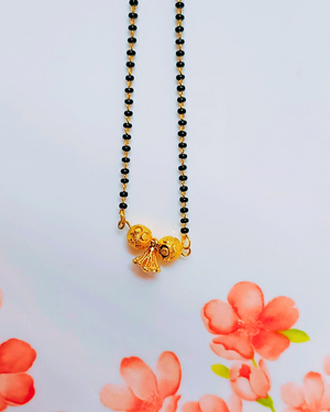 Gold plated beads Mangalsutra