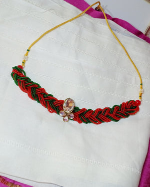 Kundan pendant choker